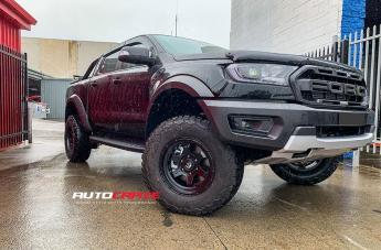 FORD RANGER RAPTOR SHOK MATTE BLACK